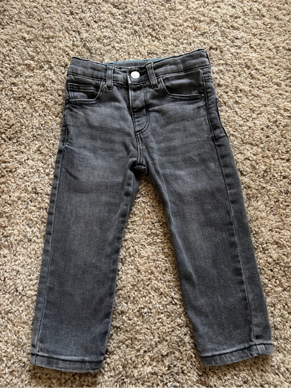 Zara Kids Gray Slim Denim Jeans